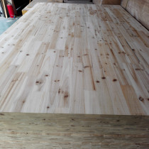 Solid wood finger board environmental protection Guangxi fragrant fir Integrated Plate wardrobe cabinet desk background wall base board