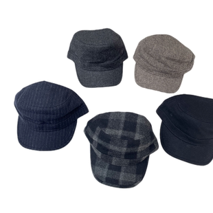 Японский осень и зима шерсть текстура ежиком шляпа бейсболка ретро литература и искусство случайный шляпа мужской фуражка Вернуться к маленькому приливу