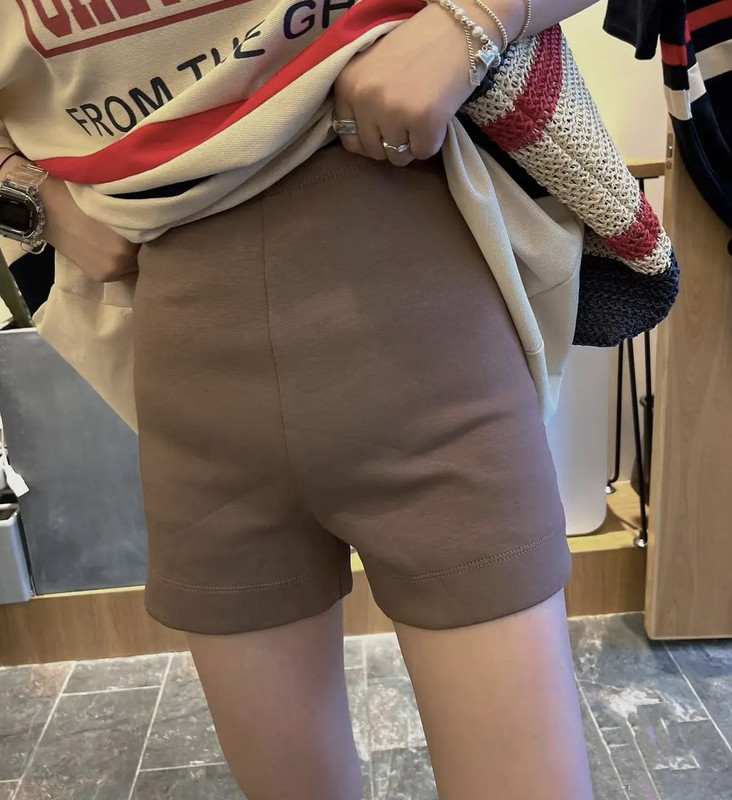 Plus Size Women's Clothing 2026 Summer Thin Outerwear Leggings Anti-Exposure Cycling Shorts for Fat Women High-Waisted Elastic Shorts