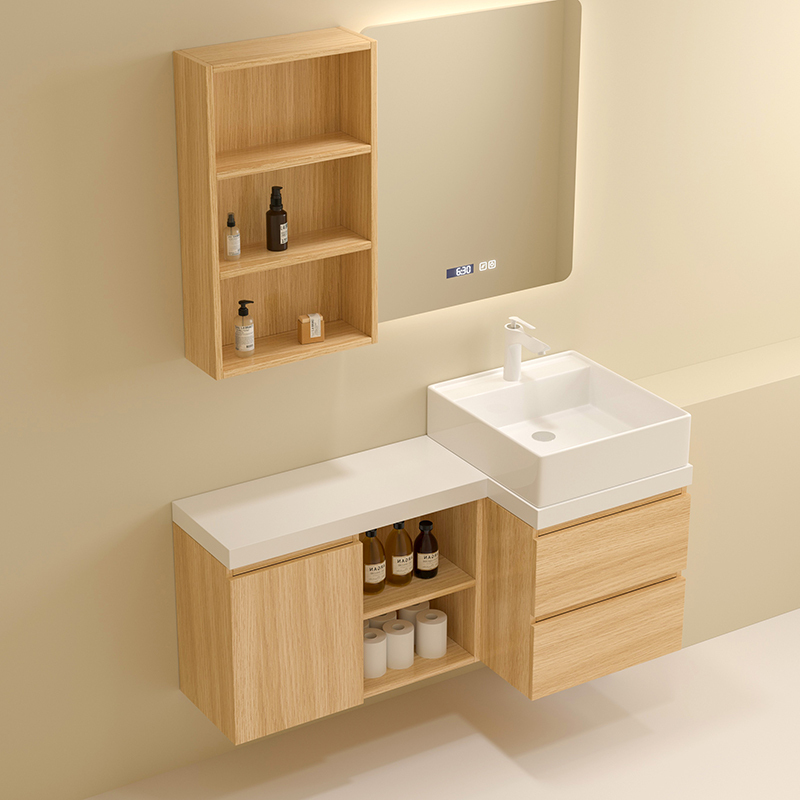 Small Apartment Narrow and Long Bathroom Cabinet Combination Household Washbasin Cabinet Small Size Washbasin 40cm Washbasin Cabinet Ultra Narrow