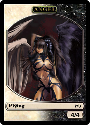 (M3 Card) MTG Magic Storm Club Metal Derivatives Season 4 - Angel