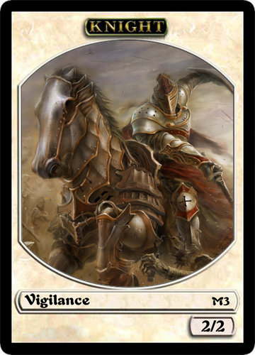 M3 card MTG MTG MDM metal derivatives season 8 - Knight