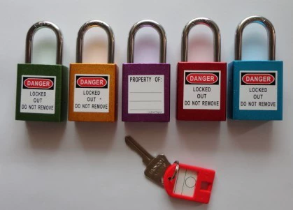 Алюминиевая блокировка Цвет Алюминиевой блокировка безопасность Повестная алюминиевая блокировка блокировки блокировки настройка 6835