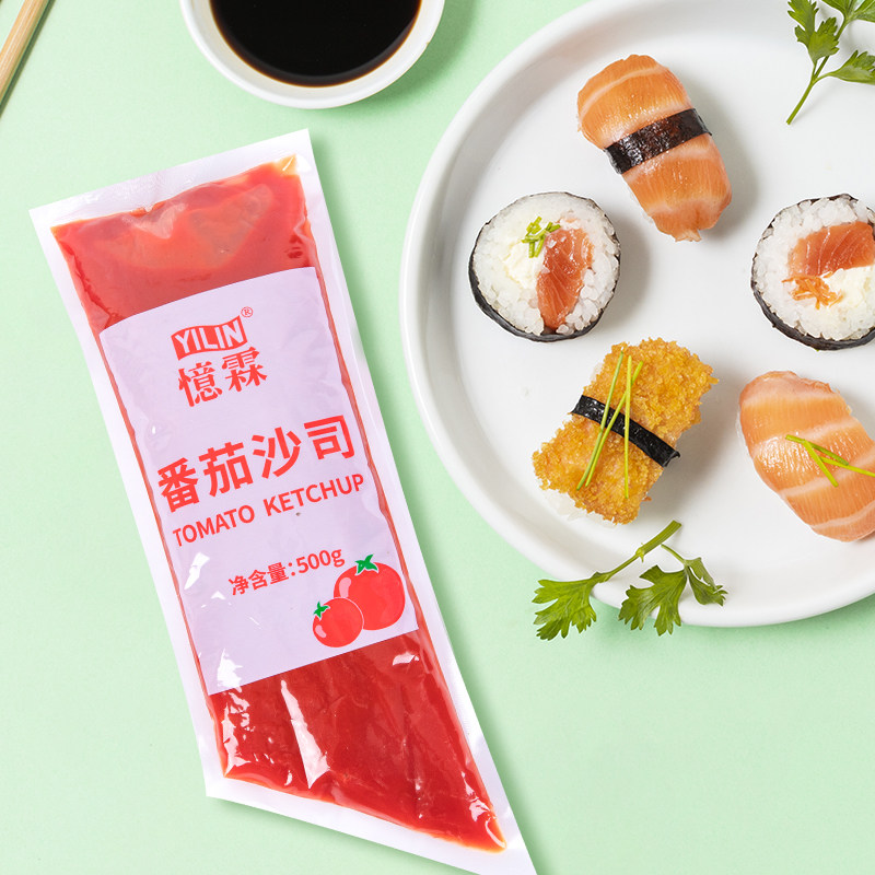 Taiwan Meals material amnesia Ketchup Tomato Sauce 500 gr Commercial seasonings delicious and delicious