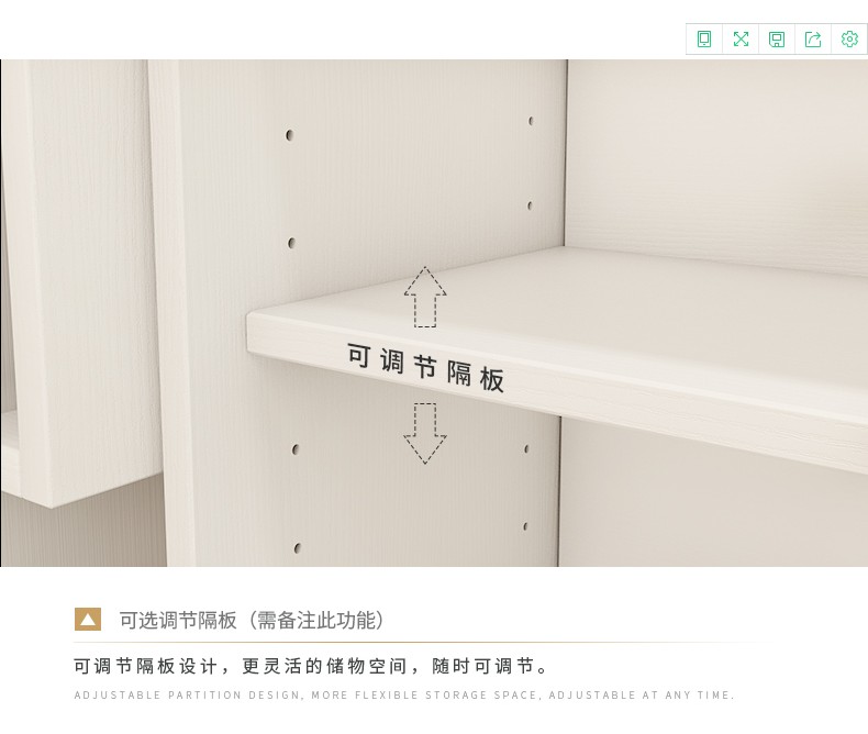 Baiyi không gian bên tủ hiện đại tối giản tủ khóa nhà hàng tủ trà đa chức năng lò vi sóng lưu trữ tủ bếp - Buồng giá sách đẹp