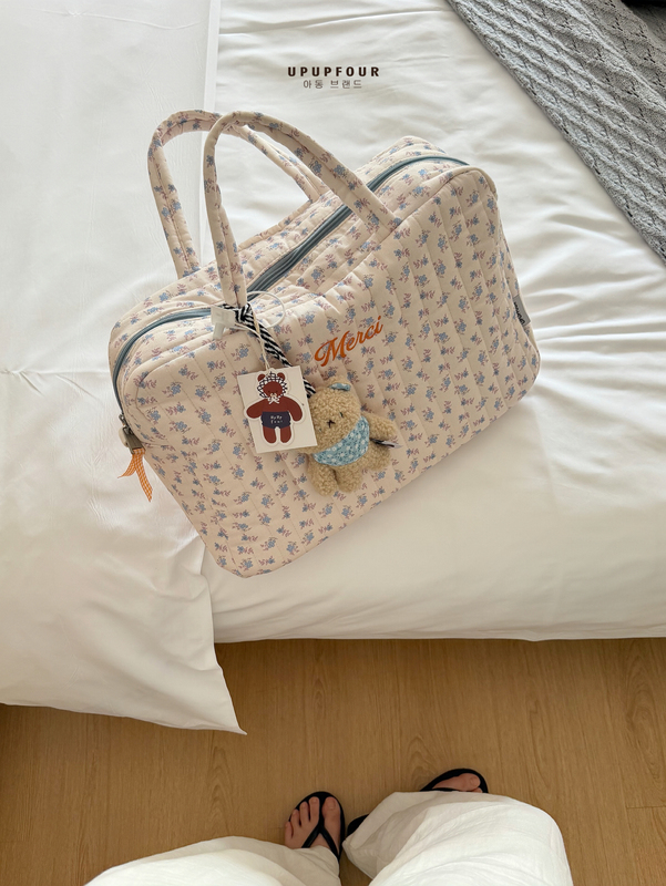 Upupfour “Sweetheart” Maternity Bag Original LAOSHU Korean Multifunctional Pure Cotton Quilted Mommy Bag