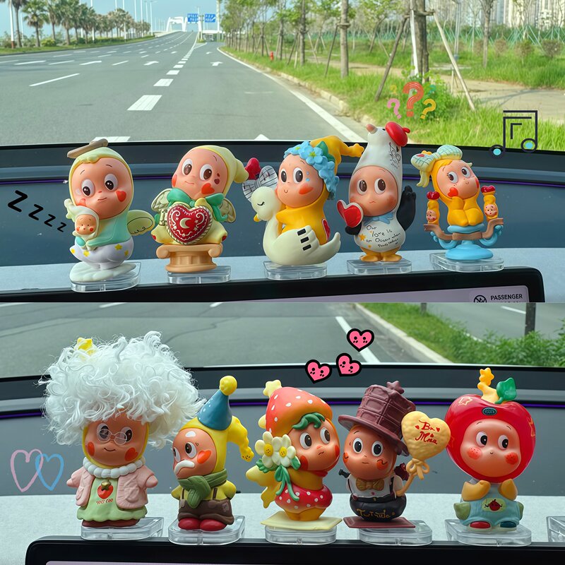 Car Dashboard Screen Decoration, Cute and Fun Star-Shaped Ornaments, Tablet Screen Decorations, Gifts for Girls, New Car Gifts