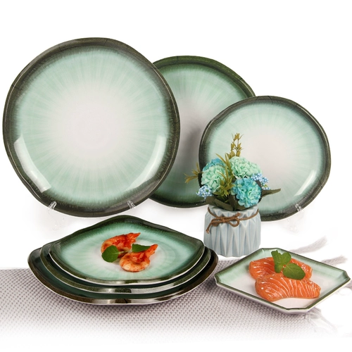 Посуда, квадратная прочная обеденная тарелка, увеличенная толщина, защита при падении