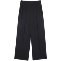 (Same style in shopping malls) LESS 2024 autumn new sheep wool worsted straight suit trousers 2O7E10130