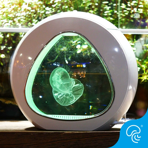 Маленькая медуза цилиндр аквариум лунный свет медуза медуза