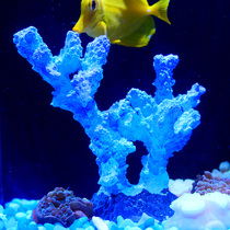 Simulation blue coral hard bone coral resin landscaping seawater aquarium fish tank landscaping ornaments fake SPS coral