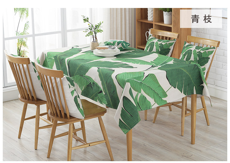 Tình yêu Ruyi hiện đại Của Trung Quốc mực sơn vải cotton linen bảng vải phòng khách nhà hình chữ nhật bàn cà phê khăn trải bàn khăn trải bàn