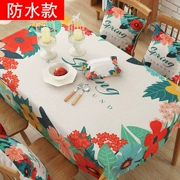 Bắc âu cotton linen khăn trải bàn nhỏ tươi hình chữ nhật bàn cà phê vải bảng mat không thấm nước và dầu-proof hot khăn trải bàn khăn trải bàn