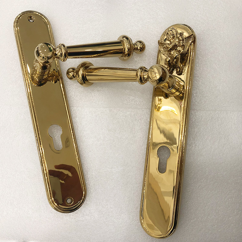 Italian Import Lock Body Method Nordic Golden Small Angel Door Lock Brass Gold Plated Color Door Lock Retro Brass Lock