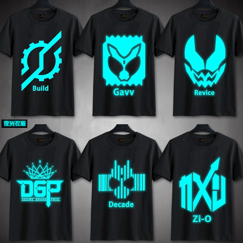 Knight Levis Revice 2D peripheral short-sleeved T-shirt anime luminous cotton summer men's clothes