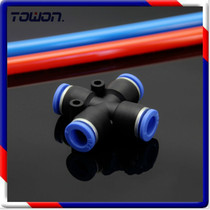 (Integrity world) PZA cross four-way PZA-4 6 8 10 12 four-way joint quick plug pneumatic