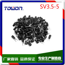 Supply of high-quality fork-shaped pre-insulated terminal SV3 5-5 cold-pressed terminal terminal crimping terminal manufacturers 500 only
