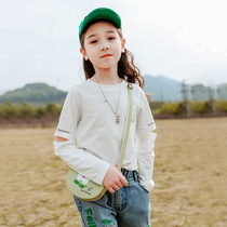 Girls Chunqiu long-sleeved t-shirt Korean version 2022 new children's children's clothing