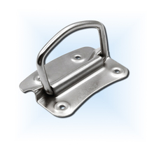 Modern minimalist surface mounted chassis handle 201 thick line stainless steel cabinet door handle aviation equipment solid ring handle