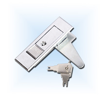 Flat lock with key zinc alloy white bead BMS603-2 bounce fire cabinet door lock electric box lock power distribution cabinet door lock