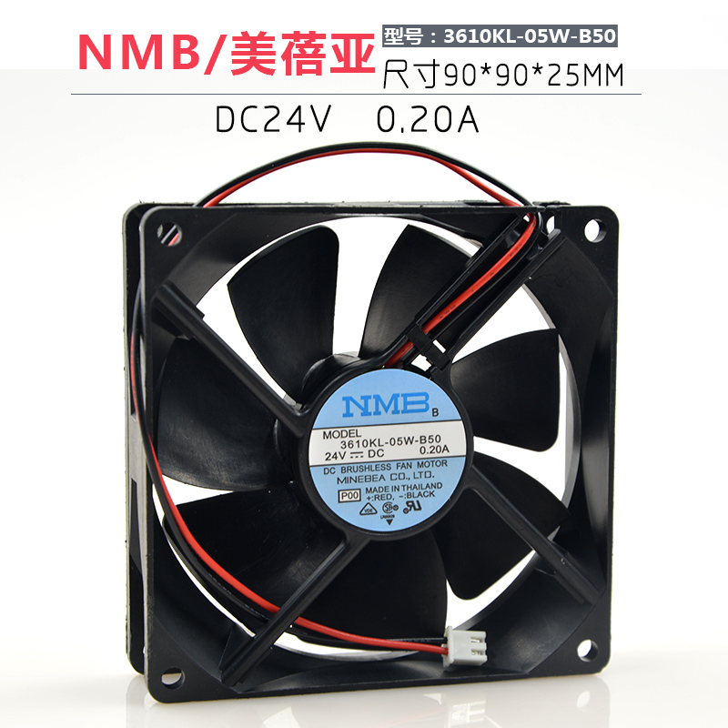 Japan NMB 9025 9cm frequency converter fan industrial computer 24V 0 20A 3610KL-05W-B50