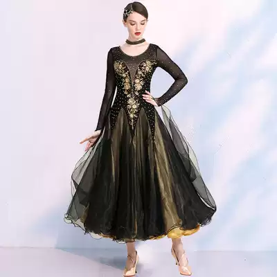 Modern dance dress national standard dance dress dance dress senior social dance dress big competition dress Waltz dance dress New