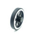 Encoder Meter Wheel Aperture 6mm, Black Rubber-Coated Encoder Synchronous Wheel Circumference 200mm. Perimeter 300mm