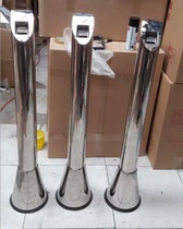  Hotel lobby stainless steel cigarette butt column Smoking area vertical soot column outdoor cigarette butt collection tube trash can