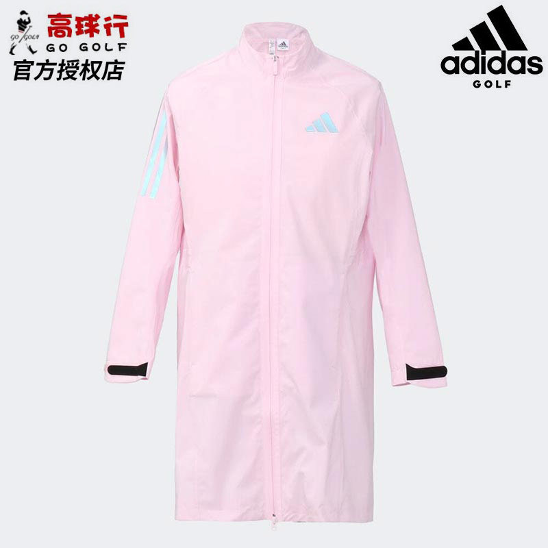 Authentic Adidas Hz9983 Golf Raincoat Women's Windproof and Rainproof Clothing 2023 New Style