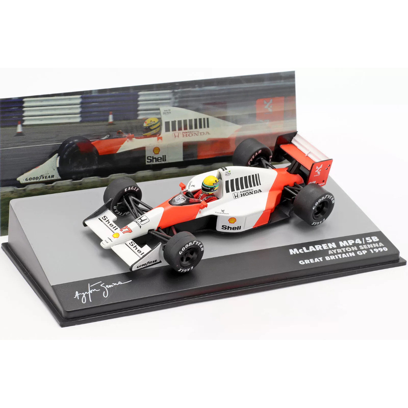 Altaya Senna Mclaren Mp4/5B # 27 Championship F1 Formula Racing Car 1/43