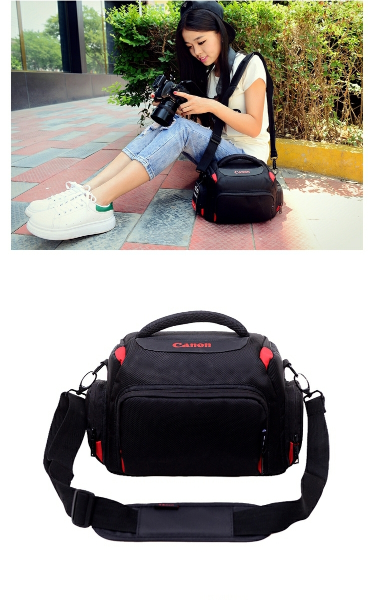 Túi đựng máy ảnh Canon cầm tay 200d600d700d750d60d70d6d77d 80d một túi máy ảnh đeo vai - Phụ kiện máy ảnh kỹ thuật số túi máy ảnh benro