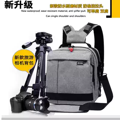 Canon camera bag Monocular shoulder camera bag Nikon shoulder photography bag dual-use lightweight multi-function fashion backpack