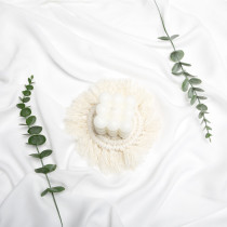 ins white square scented candles super cute photo props minimalist photography background set Korean Net red cube