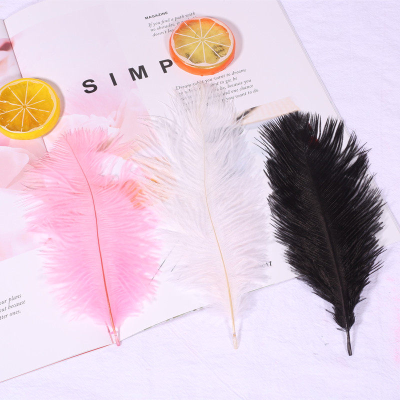 ins Natural ostrich feather goose feather photo props Hand-held photo background cloth Nail decoration ornaments