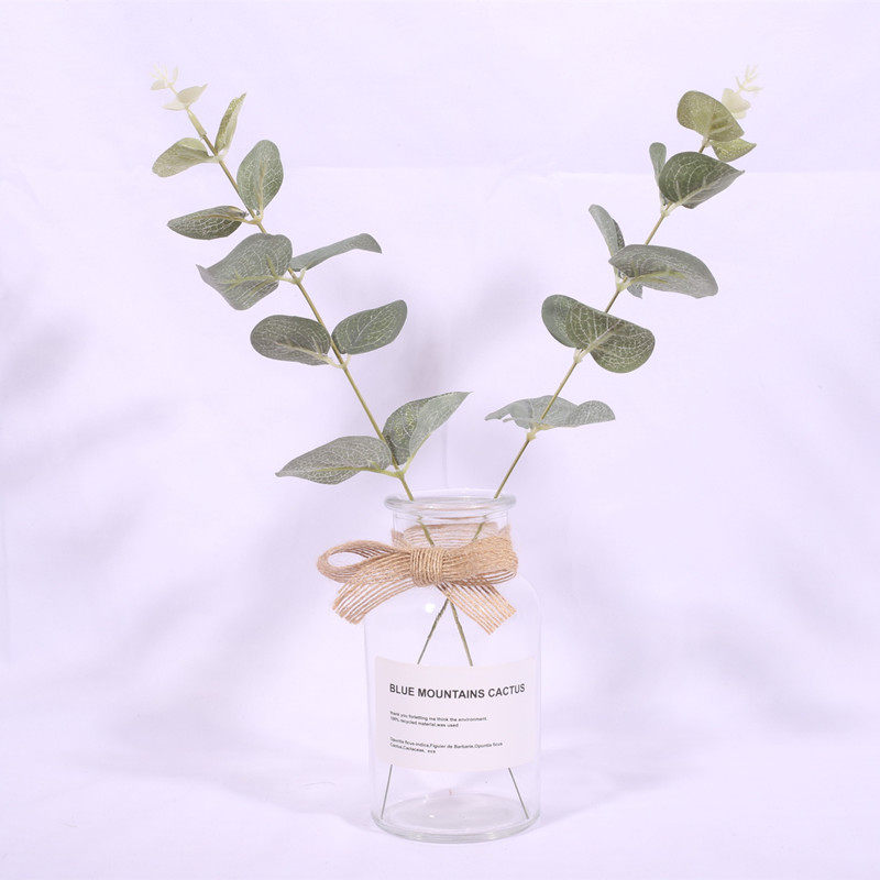 Ins wind simulation eucalyptus leaf photo props ornaments ornaments posing food photography shooting background cloth decoration