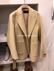 Spot rice one piece ລາຄາພິເສດ clearance nop Korea purchasing 2019 autumn belt cashmere wool suit women's jacket