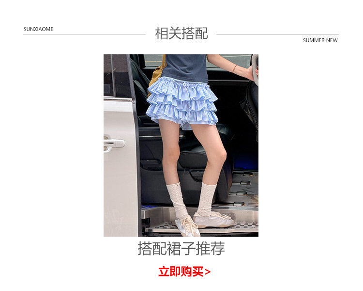 孙小美运动风叠穿女童无袖上衣套装2026夏装新款儿童背心两件套薄 — 6