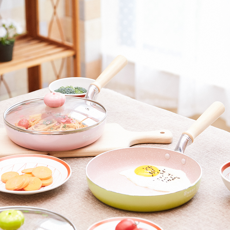 Caraise kitchen frying pan without dip in pan flat bottom pan steak frying pan frying pan frying pan gas oven gas oven General