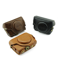 Sony black card RX100III retro camera bag DCS-RX100 II M2 M3 camera case special leather case