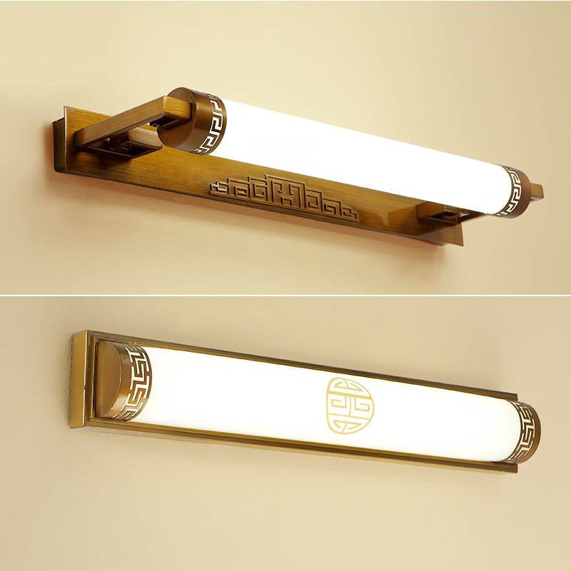 Gate light entrance door head suction top light entrance door front light mirror front light make-up room waterproof new Chinese style mirror cabinet light