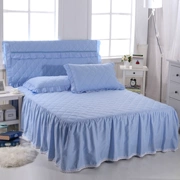 bông Hàn giường khăn trải giường váy ren trong một mảnh mùa hè 1.5m1.8 m dày bông bông nệm bìa trải giường Winter - Váy Petti