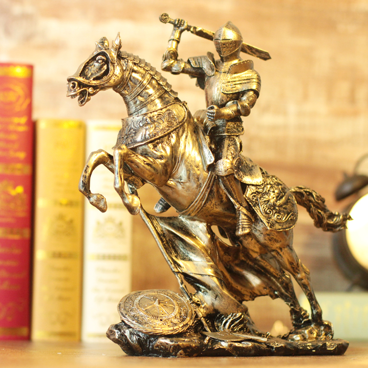 Medieval Warrior Armor Model Retro Roman Armor Warrior Creative Bar Decoration Crafts Knight War Horse Medieval Warrior Armor Model Retro Roman Armor Warrior Creative Bar Decoration Crafts Knight War Horse