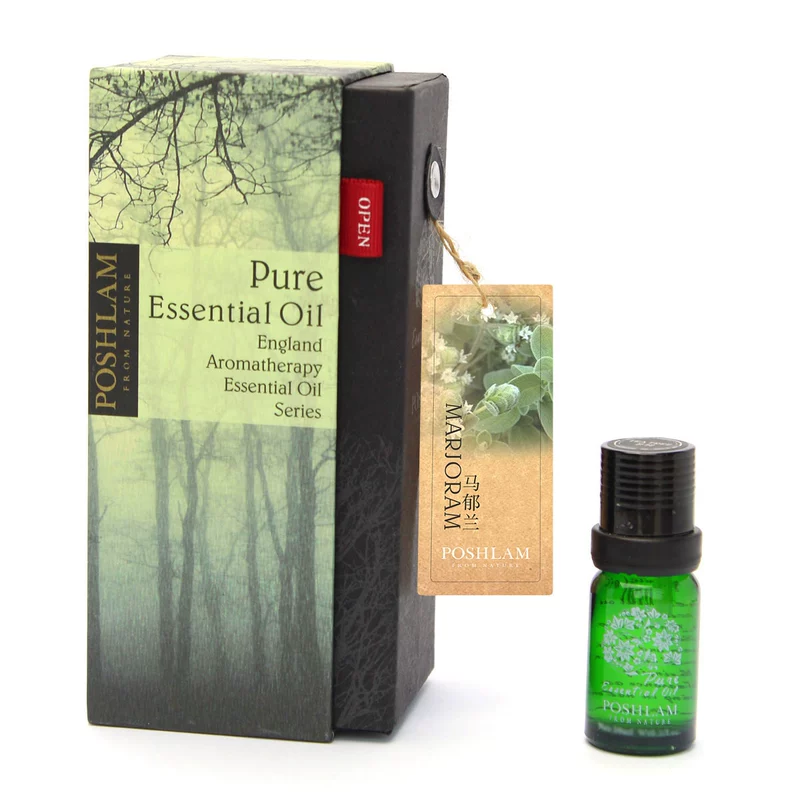 [Double 11] Baoqilan Marjoram essence full plus basic oil và hộp gỗ đựng tinh dầu, tối đa 450 cái - Tinh dầu điều trị