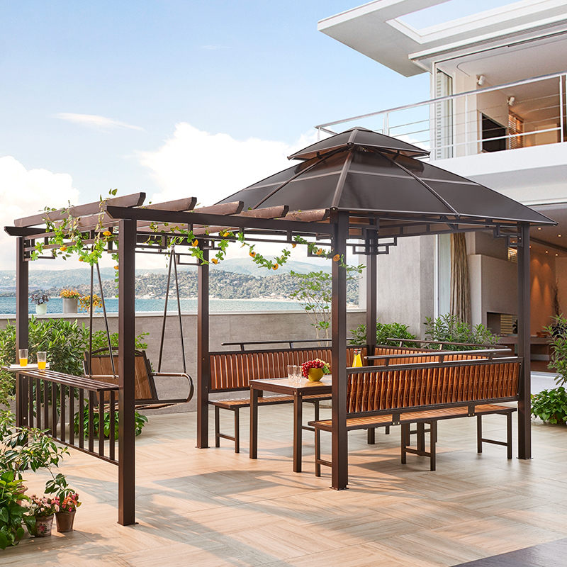 Outdoor Cool Pavilion Courtyard Leisure Pavilions Outdoor Garden Villa