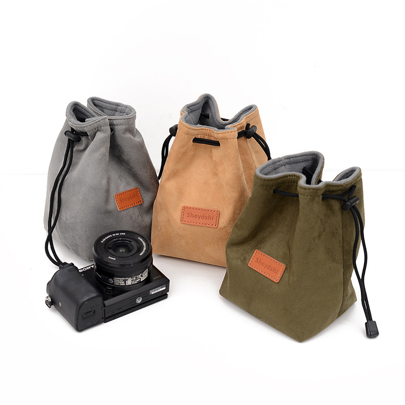 Micromonocular camera camera a6300L a6300L a6000A5100 a7m2 a7r2 a7r2 camera suede bag liner bag