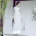 Đức Phật mỉm cười cạnh phụ nữ Trung Quốc Zen hai lớp váy dài áo choàng lớn đu váy retro văn học cổ tích phù hợp với trà - váy đầm váy đầm