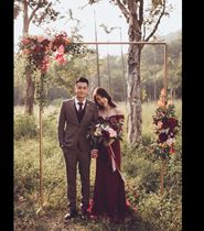 Wrought iron wedding arches new wrought iron wedding props golden arches stage background arches stage arches