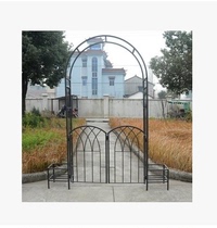Iron Arch Flower Frame Wrought Arch Flower Frame Climbing Wrought Iron Arch Frame Wrought Iron Flower Frame With Door