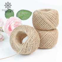 Dream Flower Edge Retro Hemp Rope Natural Jute Rope Flower Packaging Material Bouquet Flower Shop Supplies DIY Handmade