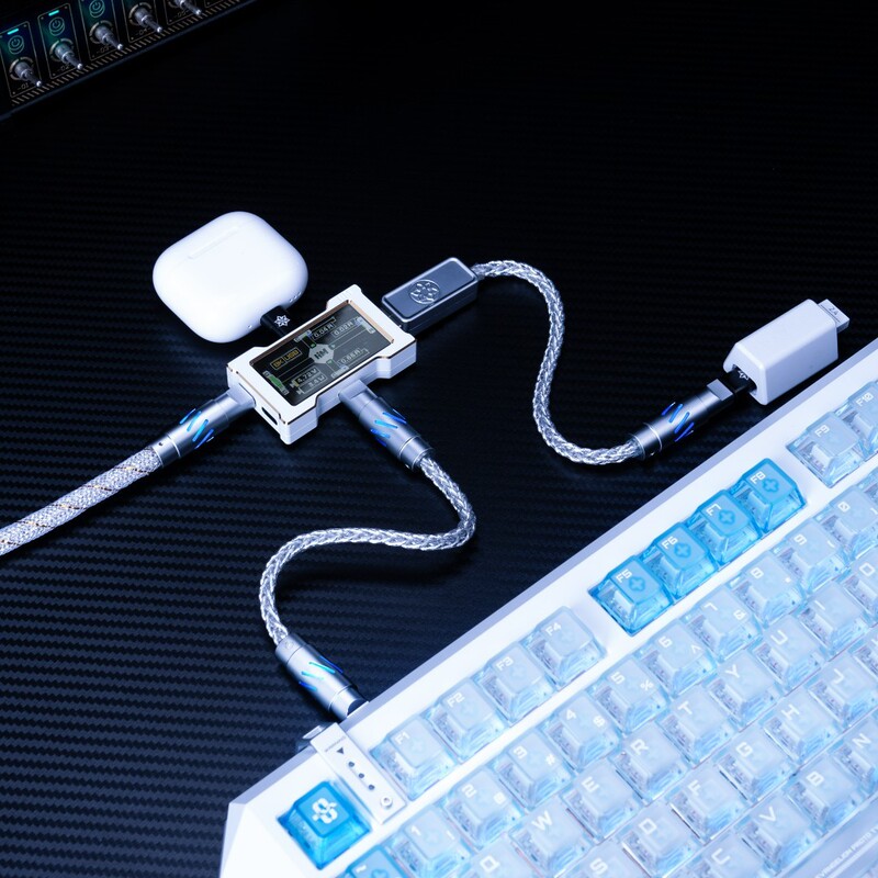 Fireworks-Esports×Hmhub Co-Branded E-Sports Gift Box Low-Latency Keyboard Aviation Plug-In Cable Data Cable Set Fireworks-Esports×Hmhub Co-Branded E-Sports Gift Box Low-Latency Keyboard Aviation Plug-In Cable Data Cable Set